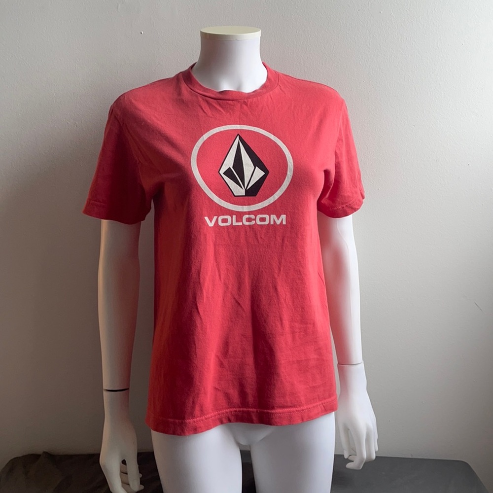 Pink Volcom T Shirt Medium